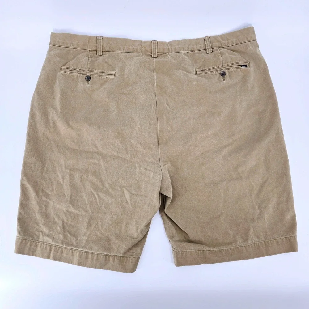 Polo Ralph Lauren Khaki Chino Shorts Tan Big‎ & Tall Size 44T / 44L